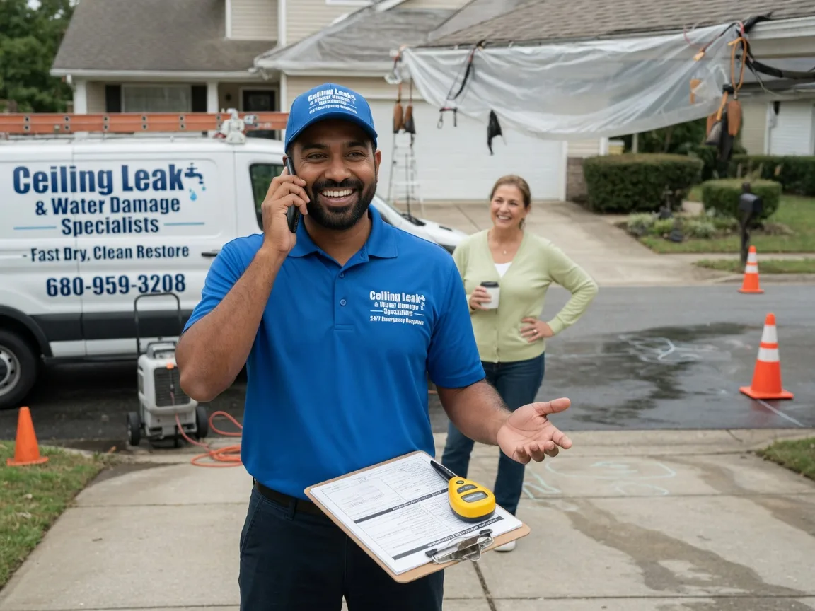 Ceiling Leak Cleanup Assawoman, VA FAQs